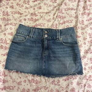 Garage Classic Blue Mini Skirt